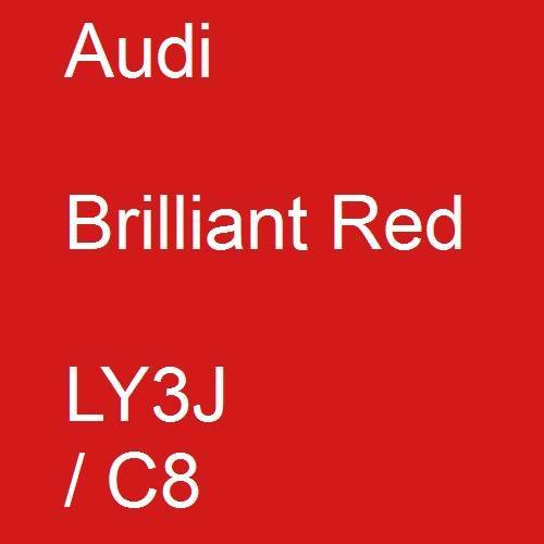 Audi, Brilliant Red, LY3J / C8.